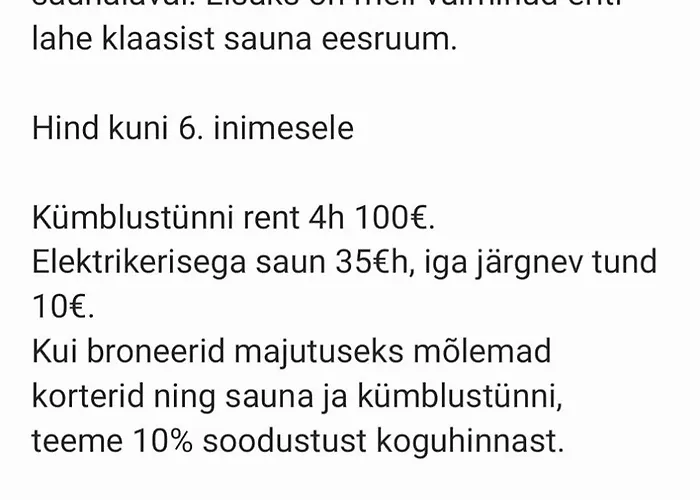 Liisu Kuelalistemaja Séjour chez l'habitant